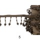 Κρόσσι με χάντρες και πέρλες σε 6 χρώματα 8cm   (111468)