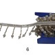 Κρόσσι με χάντρες και πέρλες σε 6 χρώματα 8cm   (111469)