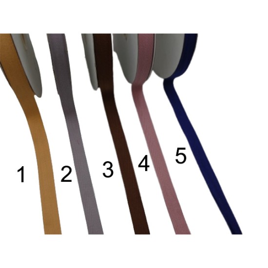 Βαμβακερή φακαρόλα 2,5cm σε 5 χρώματα ()