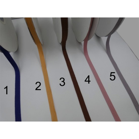 Βαμβακερή φακαρόλα 1,5cm σε 5 χρώματα ()