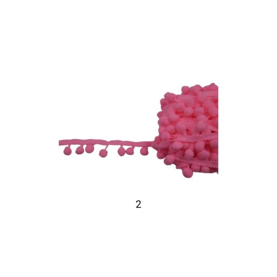 Τρέσα με Πον Πον 2cm σε 18 χρώματα  (93195)