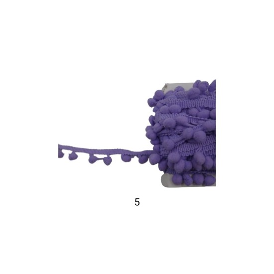 Τρέσα με Πον Πον 2cm σε 18 χρώματα  (93198)