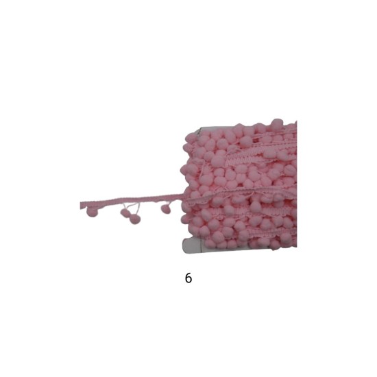 Τρέσα με Πον Πον 2cm σε 18 χρώματα  (93199)