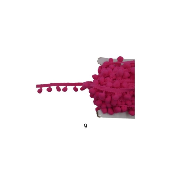 Τρέσα με Πον Πον 2cm σε 18 χρώματα  (93202)