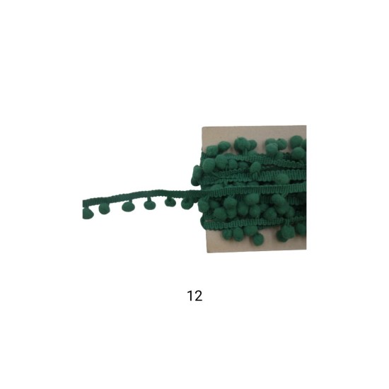 Τρέσα με Πον Πον 2cm σε 18 χρώματα  (93205)