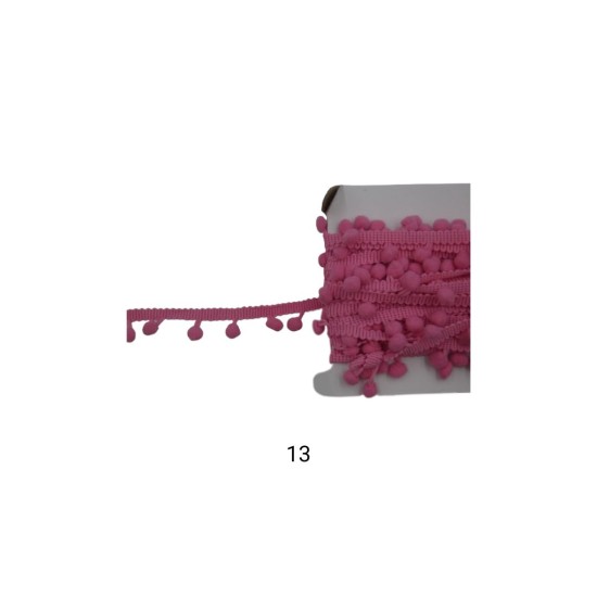 Τρέσα με Πον Πον 2cm σε 18 χρώματα  (93206)