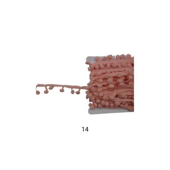 Τρέσα με Πον Πον 2cm σε 18 χρώματα  (93207)