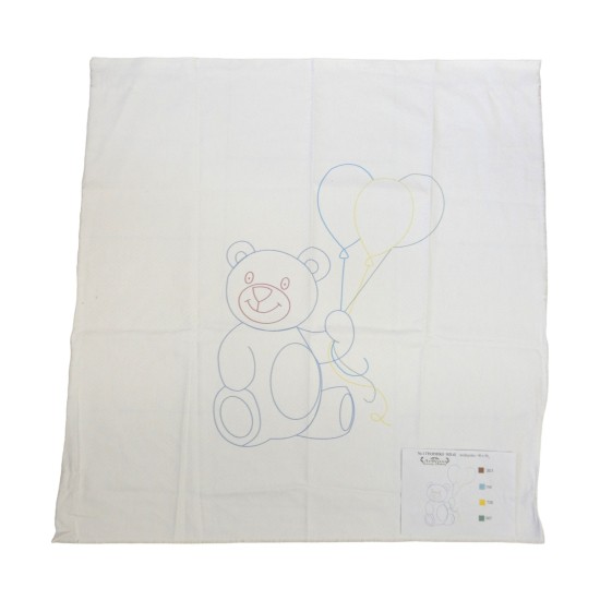 Πάνα No 1 Γραμμικό μπλε 0.90 x 0.90  ()