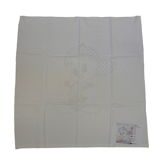 ΣΤΑΜΠΩΤΗ ΠΑΝΑ TWEETY 0,90 X 0,90 M ΑΝΘΕΜΙΟ ()