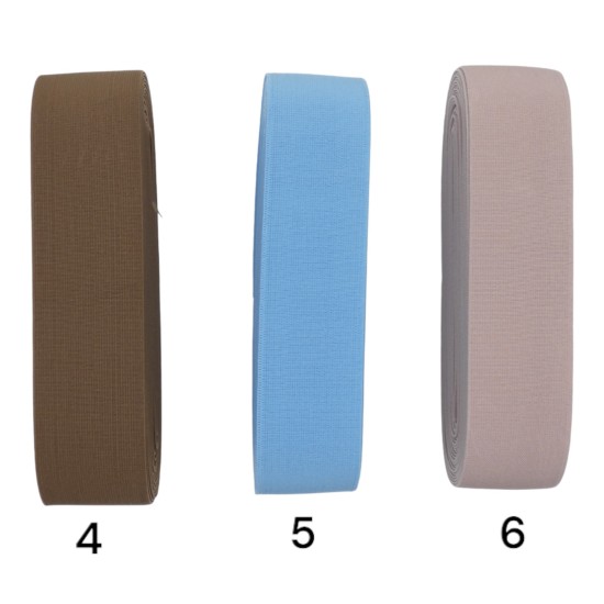 Λάστικο σε 6 χρώματα 5 cm (111393) Λάστικο σε 6 χρώματα 5 cm (111393)
