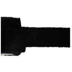 Μαύρη γούνα 10 cm