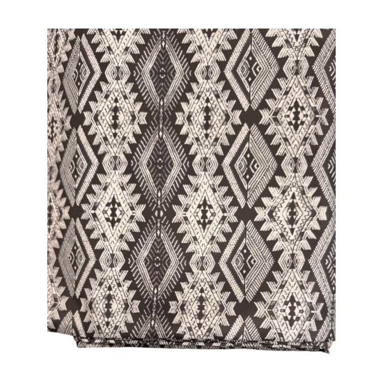 Polyester φόδρα ασπρόμαυρη με μοτίβο Φ- 1,5 μ ()