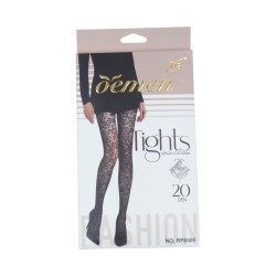 Καλσόν με ελαστική δαντέλα 20 Den one size Καλσόν με ελαστική δαντέλα 20 Den one size