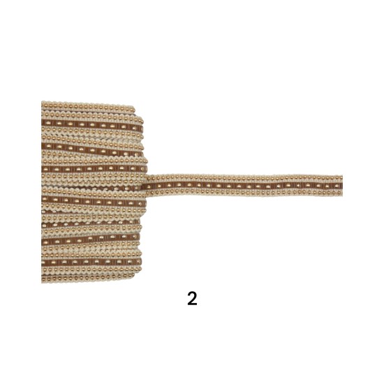 Tρέσα με αλυσιδάκι και τρουξ σε 4 χρώματα 1,5 cm (105635) Tρέσα με αλυσιδάκι και τρουξ σε 4 χρώματα 1,5 cm (105635)