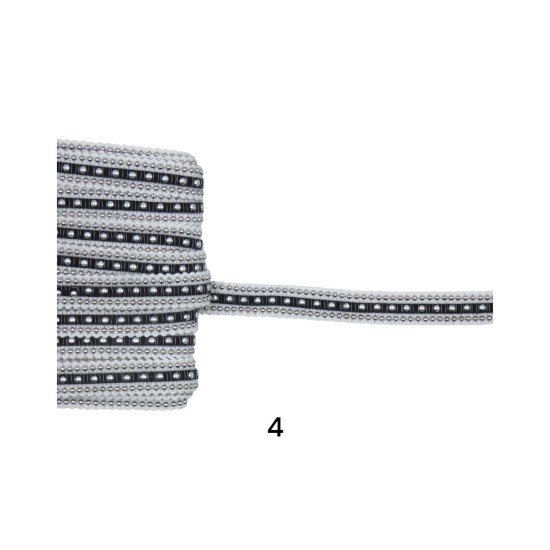 Tρέσα με αλυσιδάκι και τρουξ σε 4 χρώματα 1,5 cm (105637) Tρέσα με αλυσιδάκι και τρουξ σε 4 χρώματα 1,5 cm (105637)