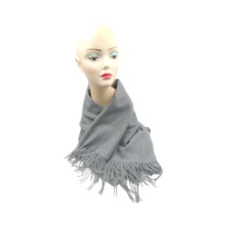 Κασκόλ γκρι 1,90 x 0.90