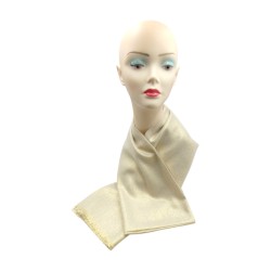 Γυναικεία εσάρπα χρυσή με χρυσοκλωστή 1,90 x 0.70 m