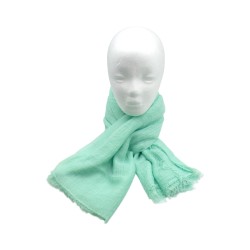 Φουλάρι γάζα σε χρώμα μέντα 2,00 x 1.00