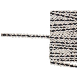 Τρέσα με χρυσοκλωστή 1cm