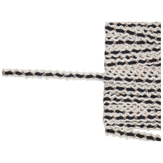 Τρέσα με χρυσοκλωστή 1cm ()