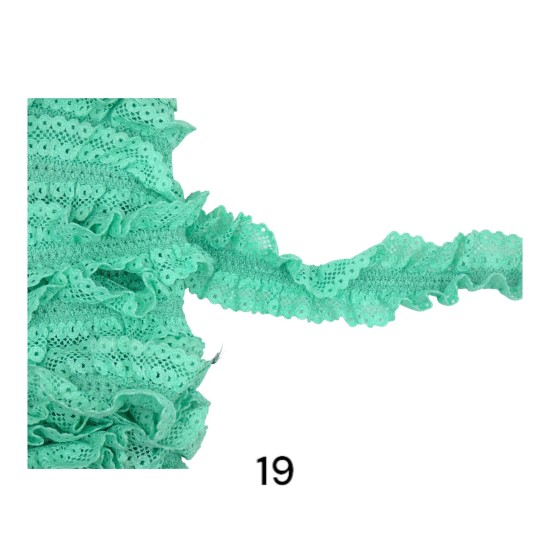 Δαντέλα ελαστική  4cm σε 11 χρώματα (108924)