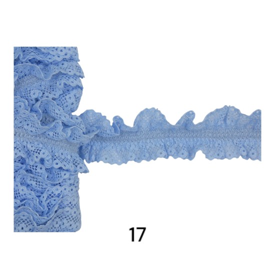 Δαντέλα ελαστική  4cm σε 11 χρώματα (108922)