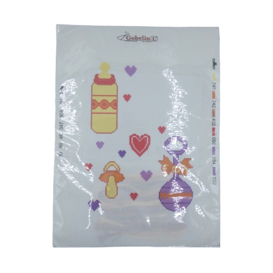 Καδράκι γέννησης μωρού σχέδιο μπιμπερό ()