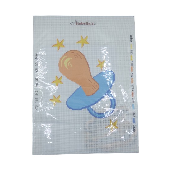 Καδράκι γέννησης μωρού σχέδιο πιπίλα ()