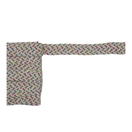 κορδόνι Πολύχρωμο πλακέ 1cm ()