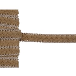 Τρέσα μάλλινη μπεζ 1cm
