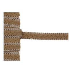 Τρέσα μάλλινη μπεζ 1cm