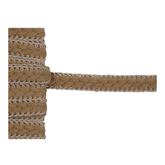 Τρέσα μάλλινη μπεζ 1cm ()