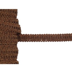 Τρέσα φλος καφέ 1cm