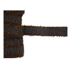 Μάλλινη τρέσα με δερμάτινα στοιχεία 2.5cm 