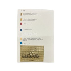 Καρέ No 246 1.00 x 1.00 m Ανθέμιο