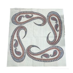 ΣΤΑΜΠΩΤΟ ΤΡΑΠΕΖΟΚΑΡΕ 1.50 Χ 1.50 Μ NΟ 259  ΑΝΘΕΜΙΟ