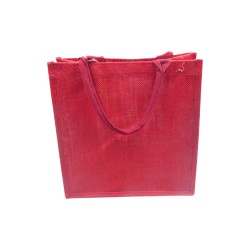 Γιούτα Τσάντα μπορντό 30 x 30 x 19 cm  