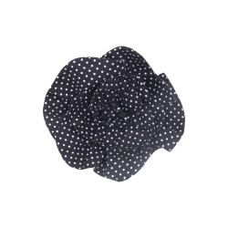 Μπουτονιέρα πουά σχήμα λουλουδιού 3D με καρφίτσα 15.5cm