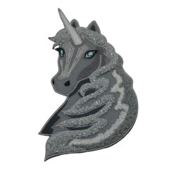 Θερμοκολλητικό μοτιφ μονόκερος 14x8 cm