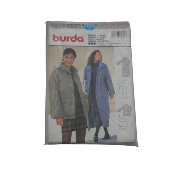 Ζακέτα Burda πατρον 2846 ()