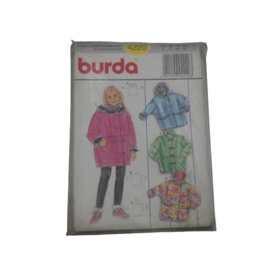 Παιδική ζακέτα Burda πατρον 4220 ()
