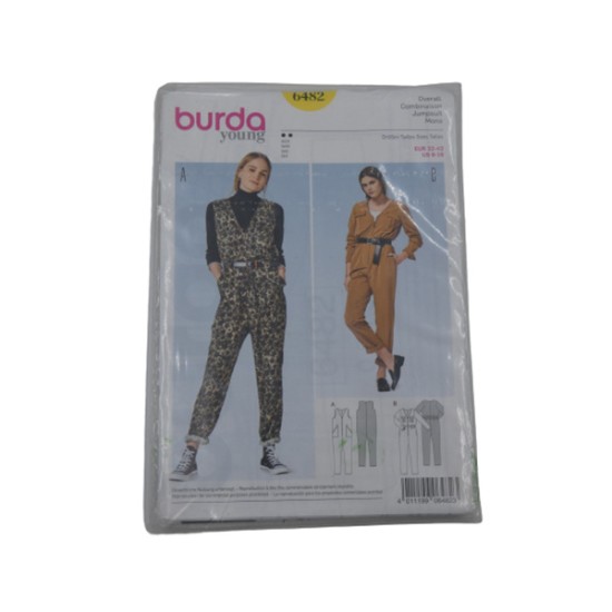 Ολόσωμη φόρμα Burda πατρον 6482 ()