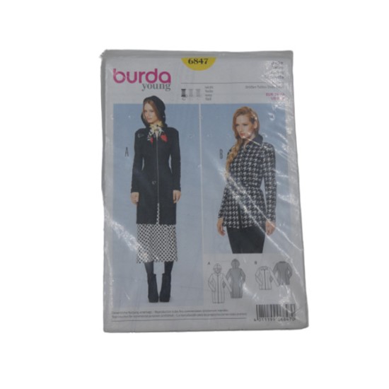 Ζακέτα Burda πατρον 6847 ()