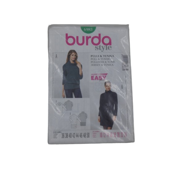 Πουλόβερ Burda πατρον 6983 ()