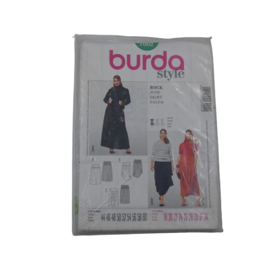 Φούστα Burda πατρον 7002 ()