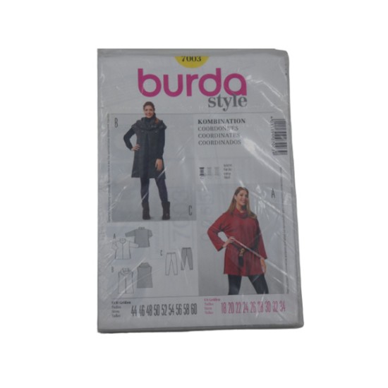 Μπλούζα Burda πατρον 7003 ()
