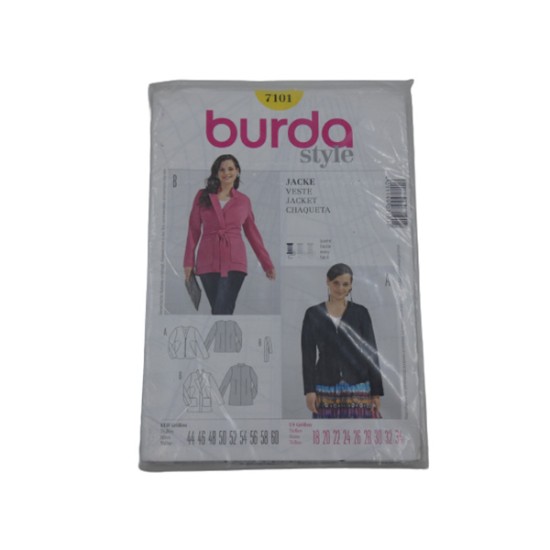 Ζακέτα Burda πατρον 7101 ()