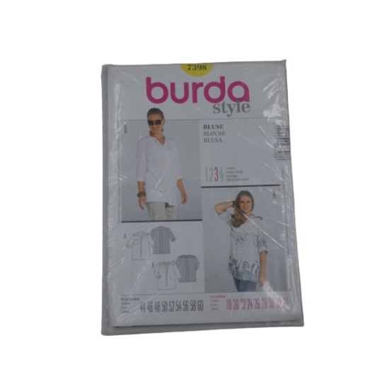 Μπλούζα Burda πατρον 7398 ()