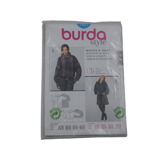 Ζακέτα Burda πατρον 7425 ()