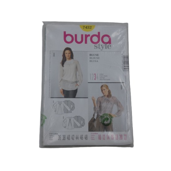Μπλούζα Burda πατρον 7432 ()